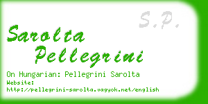 sarolta pellegrini business card